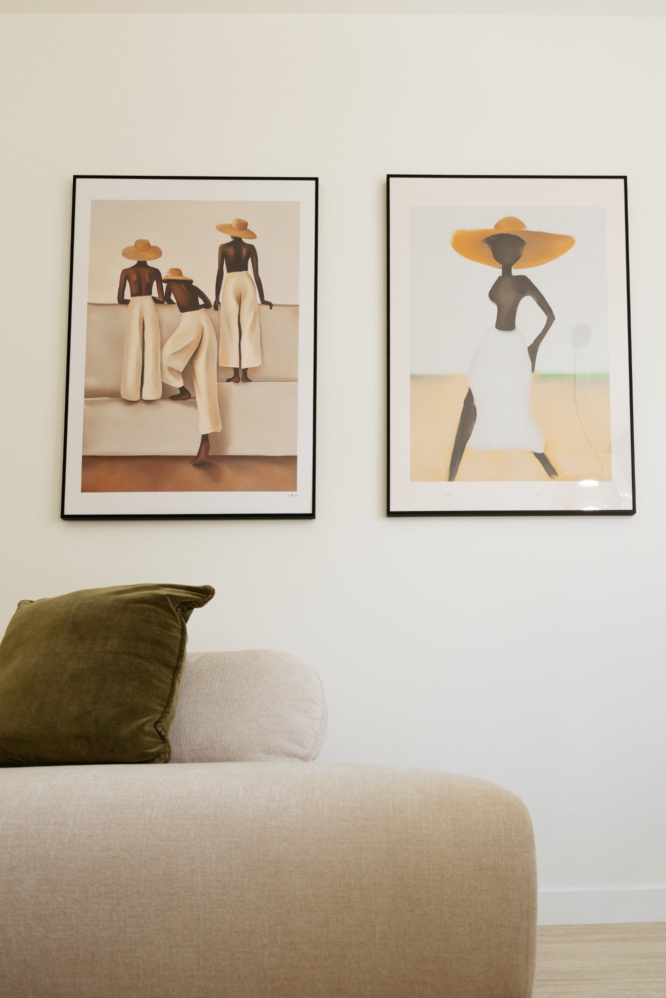 Détail déco — œuvres d'art · Cannes